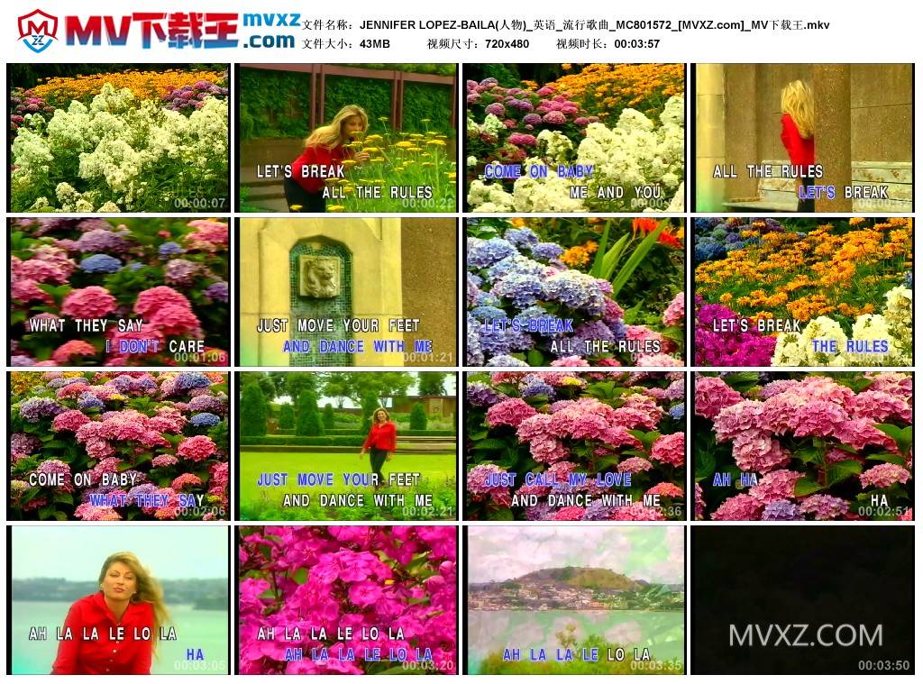 JENNIFER LOPEZ-BAILA(人物)_英语_流行歌曲_MC801572